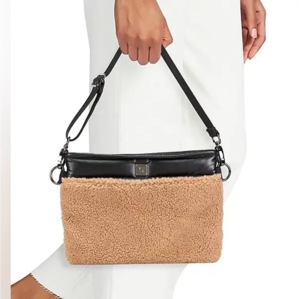 Think Royln Sherpa Whistler Bum Crossbody Bag